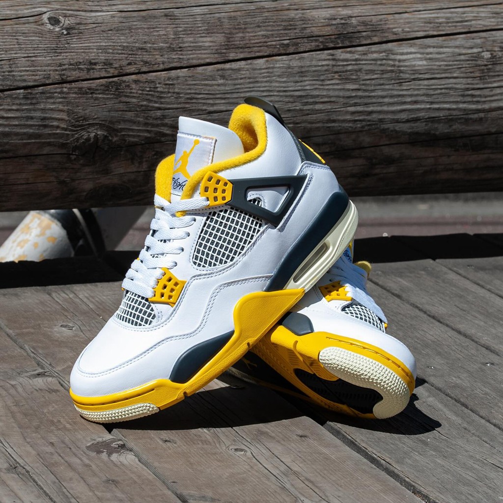 Vivid Sulfur,AQ9129-101,Air Jo 周六登场!最新 AJ4 实物美图来了! Vivid Sulfur,AQ9129-101,Air Jo 周六登场!最新 AJ4 实物美图来了!