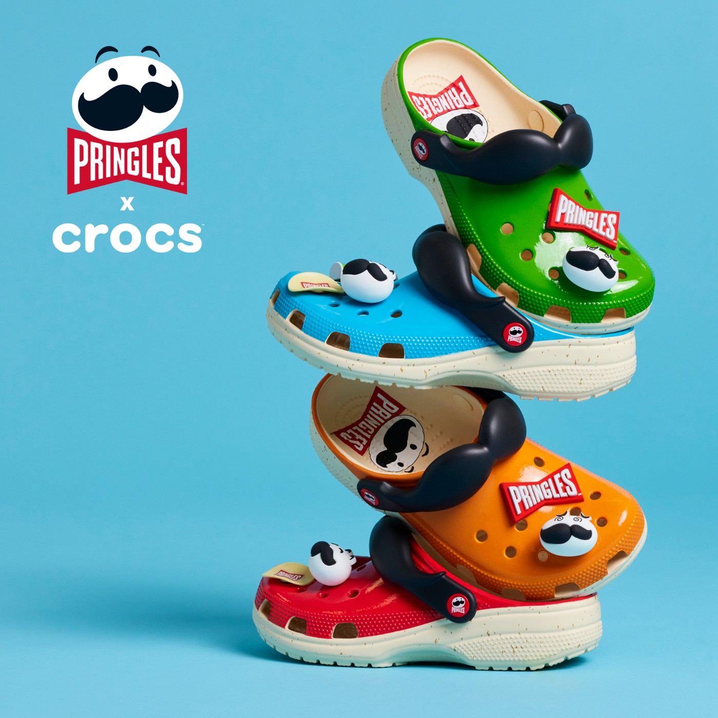 Crocs,品客,Pringles 来桶什么味的薯片?品客 x Crocs 新鞋看馋了! Crocs,品客,Pringles 来桶什么味的薯片?品客 x Crocs 新鞋看馋了!