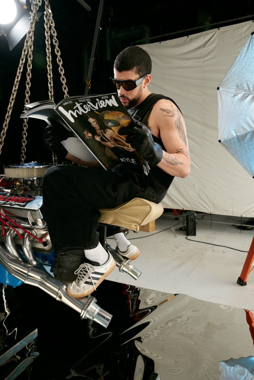 Bad Bunny,adidas,Gazelle Indoo Bad Bunny 亲晒!三叶草新联名鞋造型太独特! Bad Bunny,adidas,Gazelle Indoo Bad Bunny 亲晒!三叶草新联名鞋造型太独特!