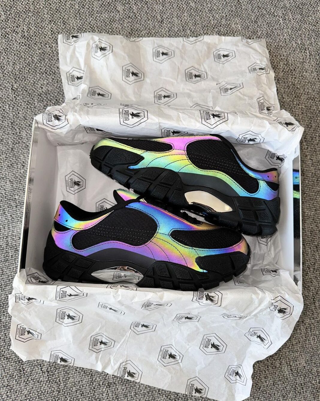 Skepta x PUMA Forever 货号:39706 又一说唱歌手联名鞋!超炫全息鞋面太帅了吧! Skepta x PUMA Forever 货号:39706 又一说唱歌手联名鞋!超炫全息鞋面太帅了吧!