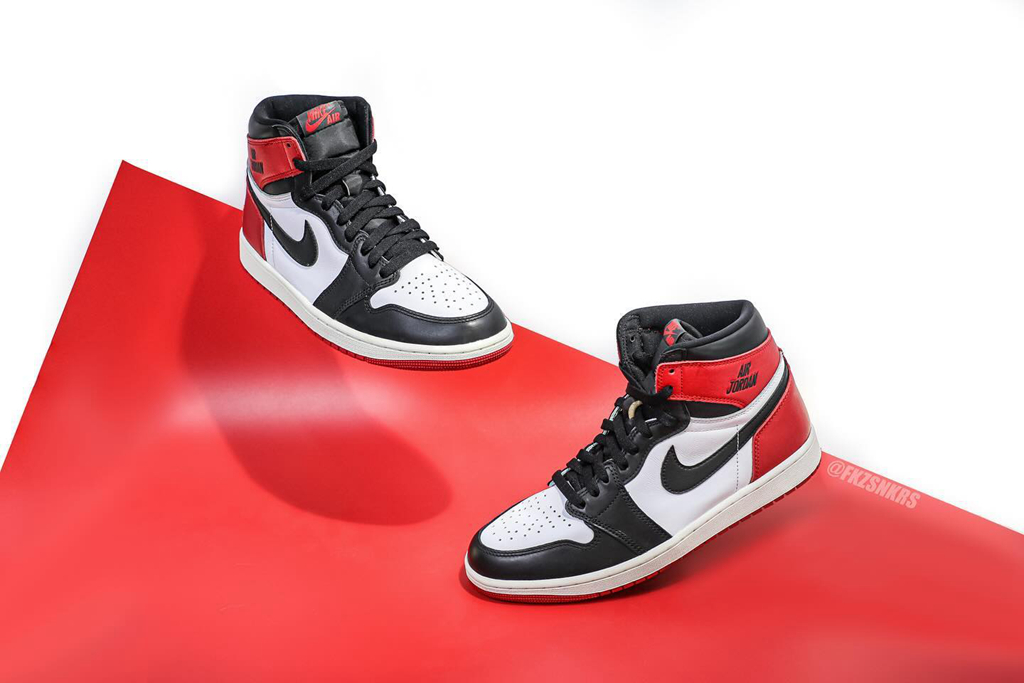 Air Jordan 1 High OG,Black Toe 完整实物曝光!今年「黑脚趾 AJ1」就长这样! Air Jordan 1 High OG,Black Toe 完整实物曝光!今年「黑脚趾 AJ1」就长这样!