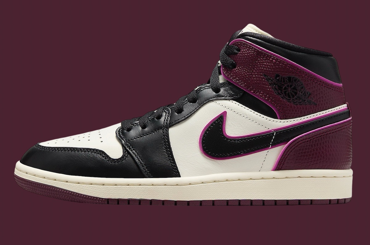 Air Jordan 1 Mid,Bordeaux,FQ78 优雅的「波尔多」AJ1 又来了!这细节瞅着真不一般… Air Jordan 1 Mid,Bordeaux,FQ78 优雅的「波尔多」AJ1 又来了!这细节瞅着真不一般…