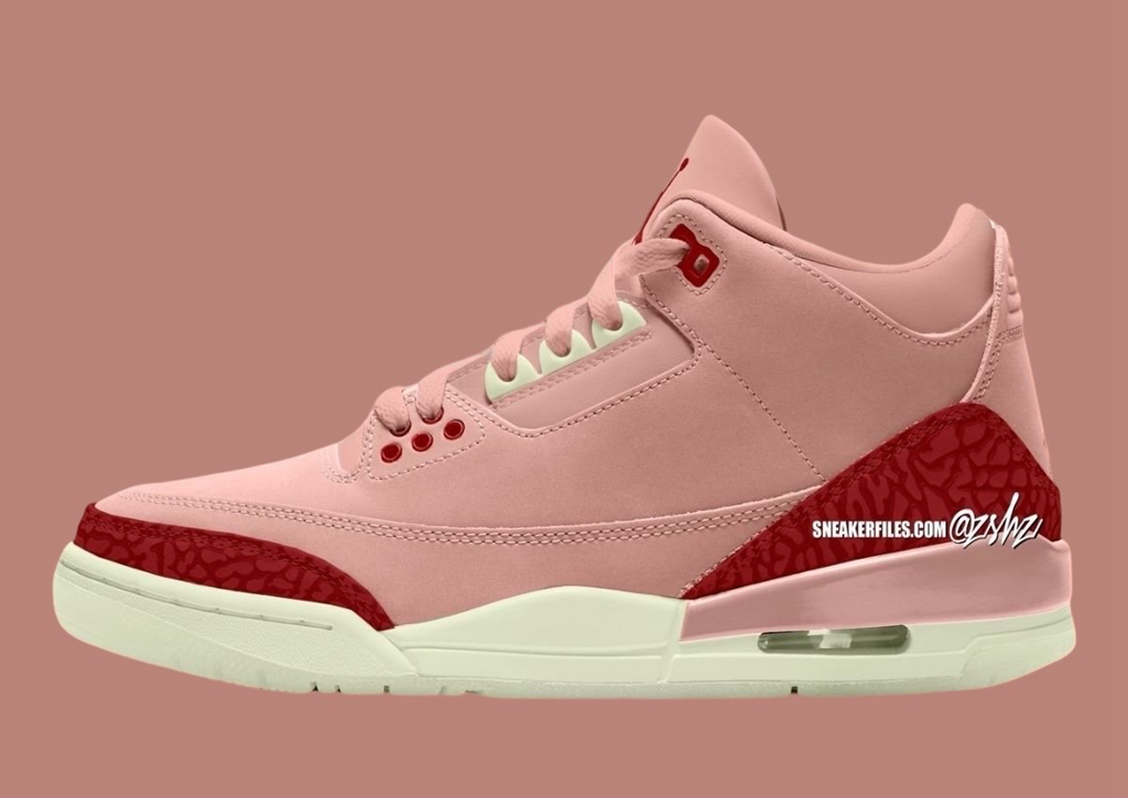 Air Jordan 3,Valentine’s Day,H 提前大半年抢先看!情人节 AJ3 首次曝光! Air Jordan 3,Valentine’s Day,H 提前大半年抢先看!情人节 AJ3 首次曝光!