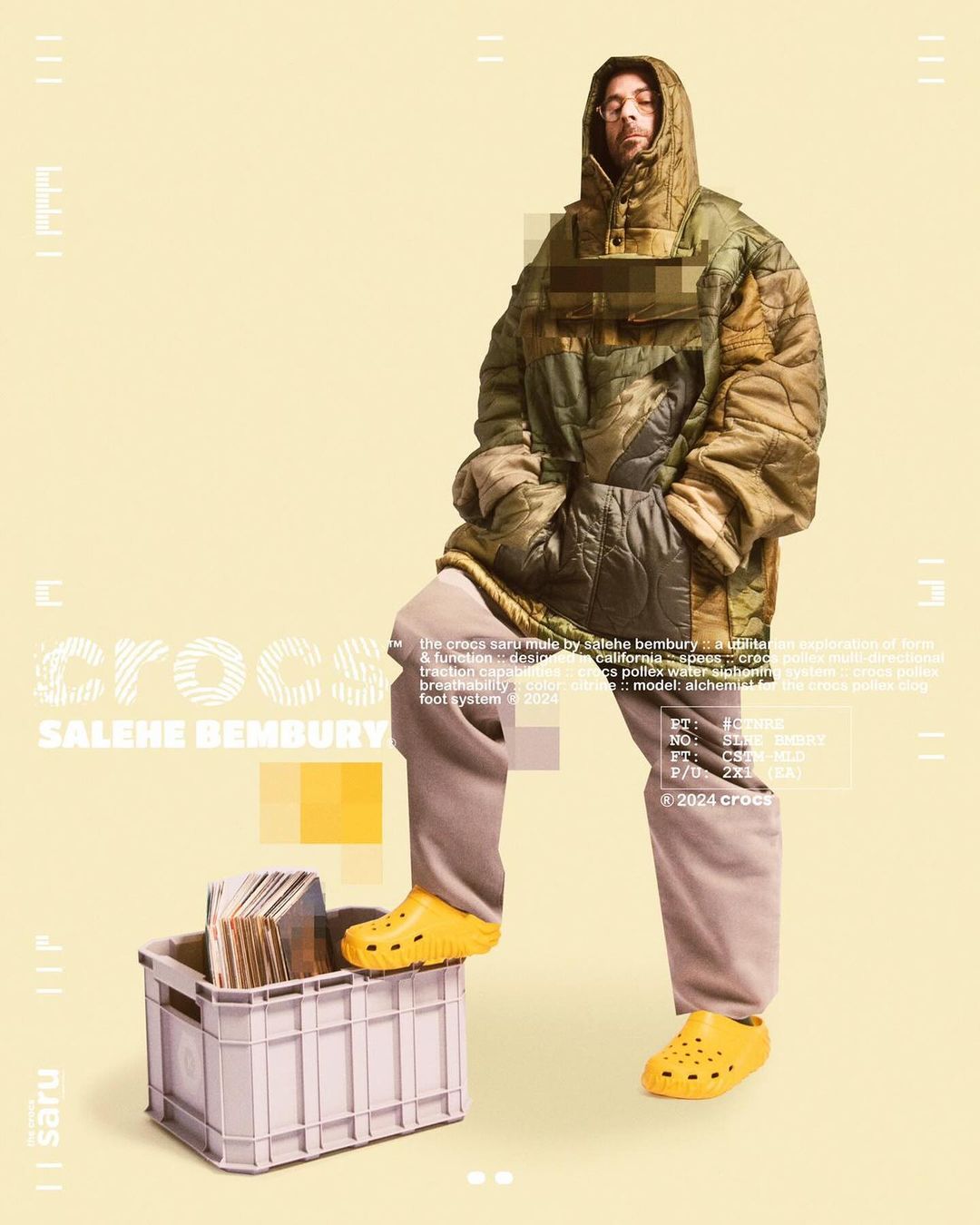 Salehe Bembury,Crocs,Saru Mule 指纹鞋大帝新联名要来了!是这个鞋型! Salehe Bembury,Crocs,Saru Mule 指纹鞋大帝新联名要来了!是这个鞋型!