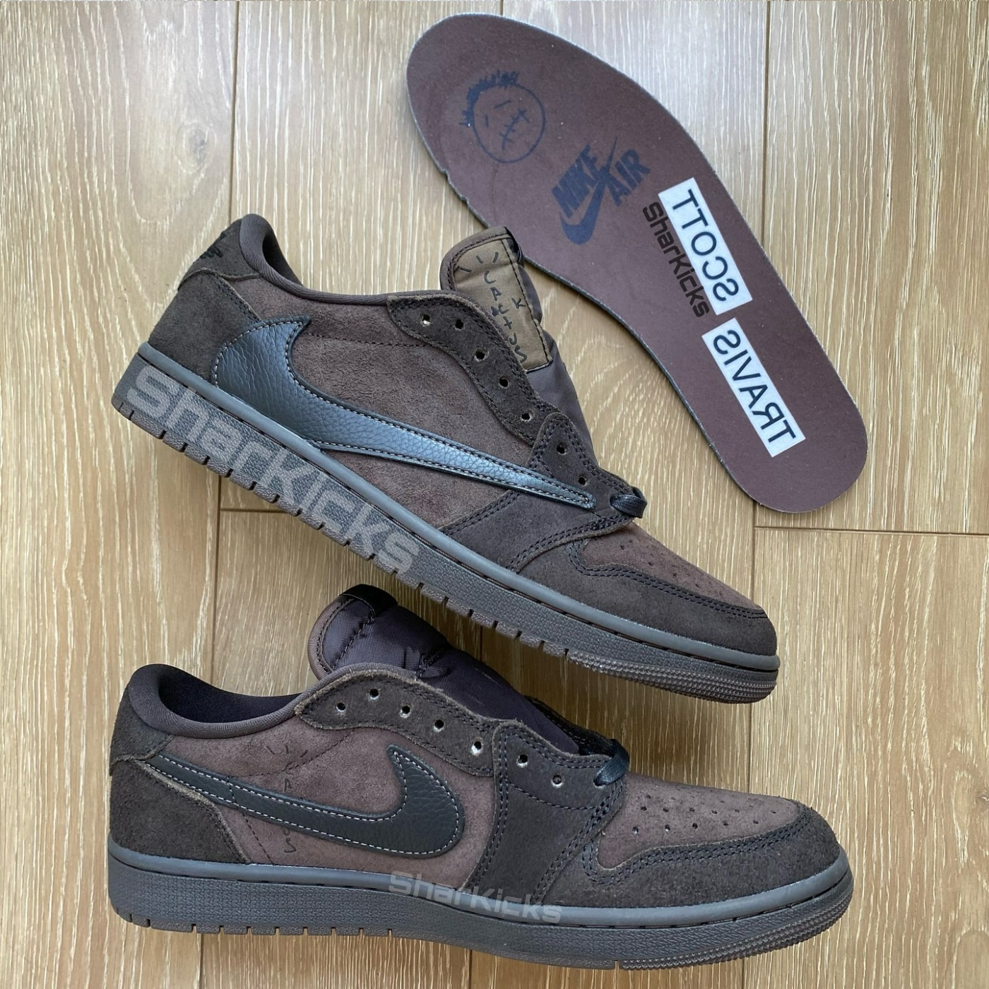 TS,Travis Scott,AJ,Air Jordan TS 倒钩 AJ1 最新实物!细节都看清了! TS,Travis Scott,AJ,Air Jordan TS 倒钩 AJ1 最新实物!细节都看清了!