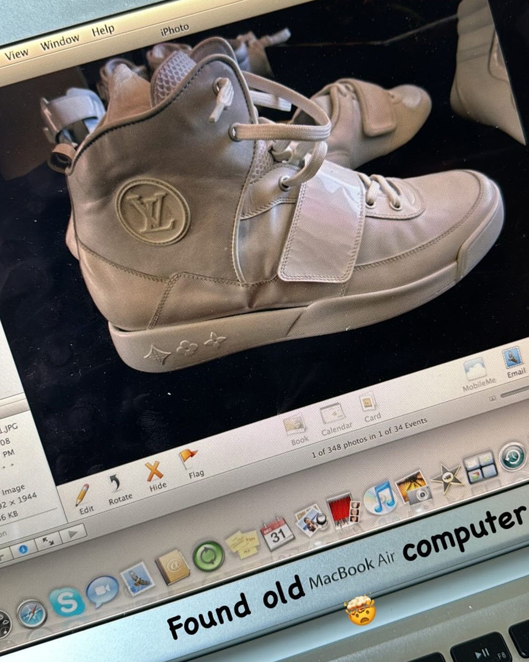 Kanye,LV 侃爷 x LV 联名鞋曝光!网友:这不 Air Yeezy 么? Kanye,LV 侃爷 x LV 联名鞋曝光!网友:这不 Air Yeezy 么?