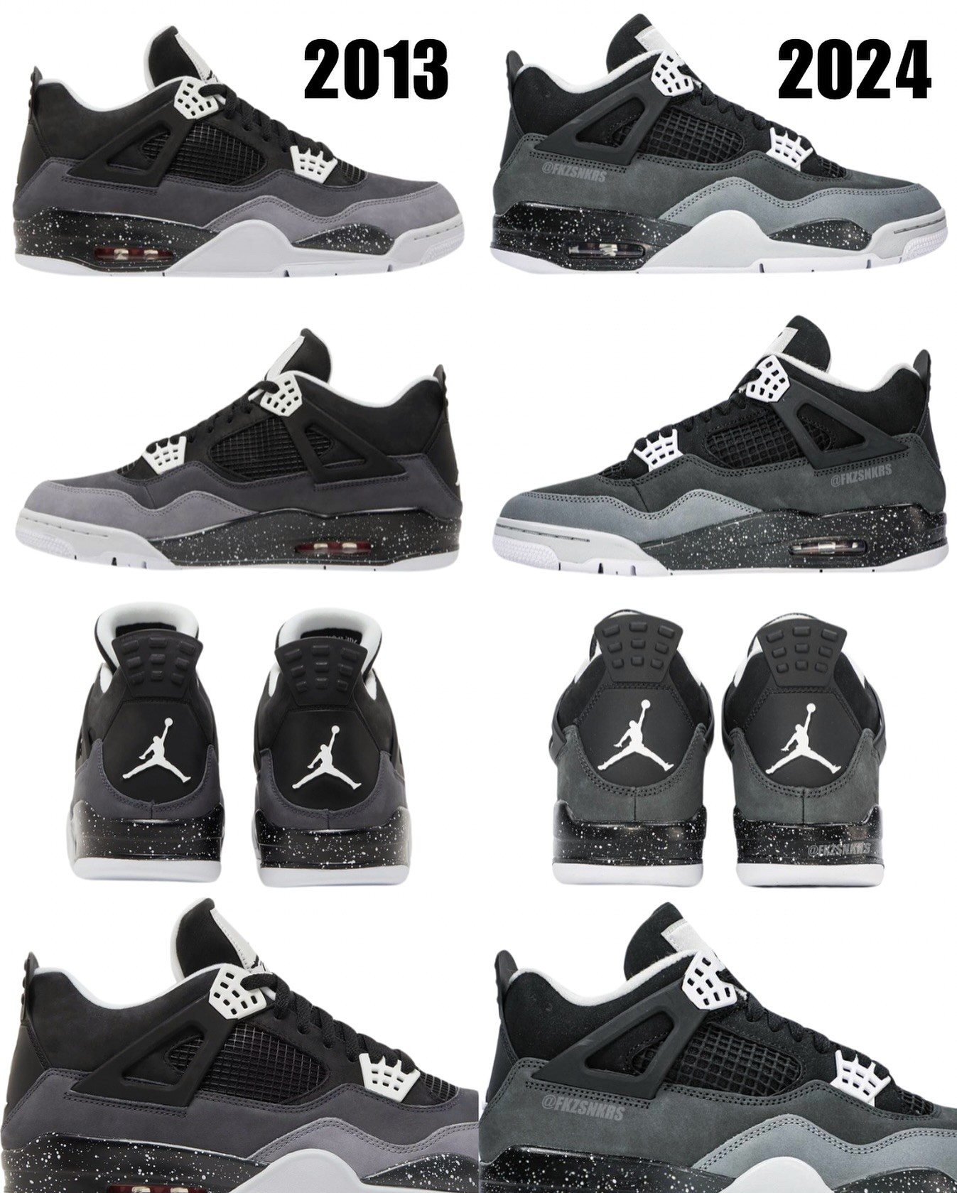 Fear,AJ4,FQ8138-002 新旧「恐惧 AJ4」对比!这些区别你发现了吗? Fear,AJ4,FQ8138-002 新旧「恐惧 AJ4」对比!这些区别你发现了吗?