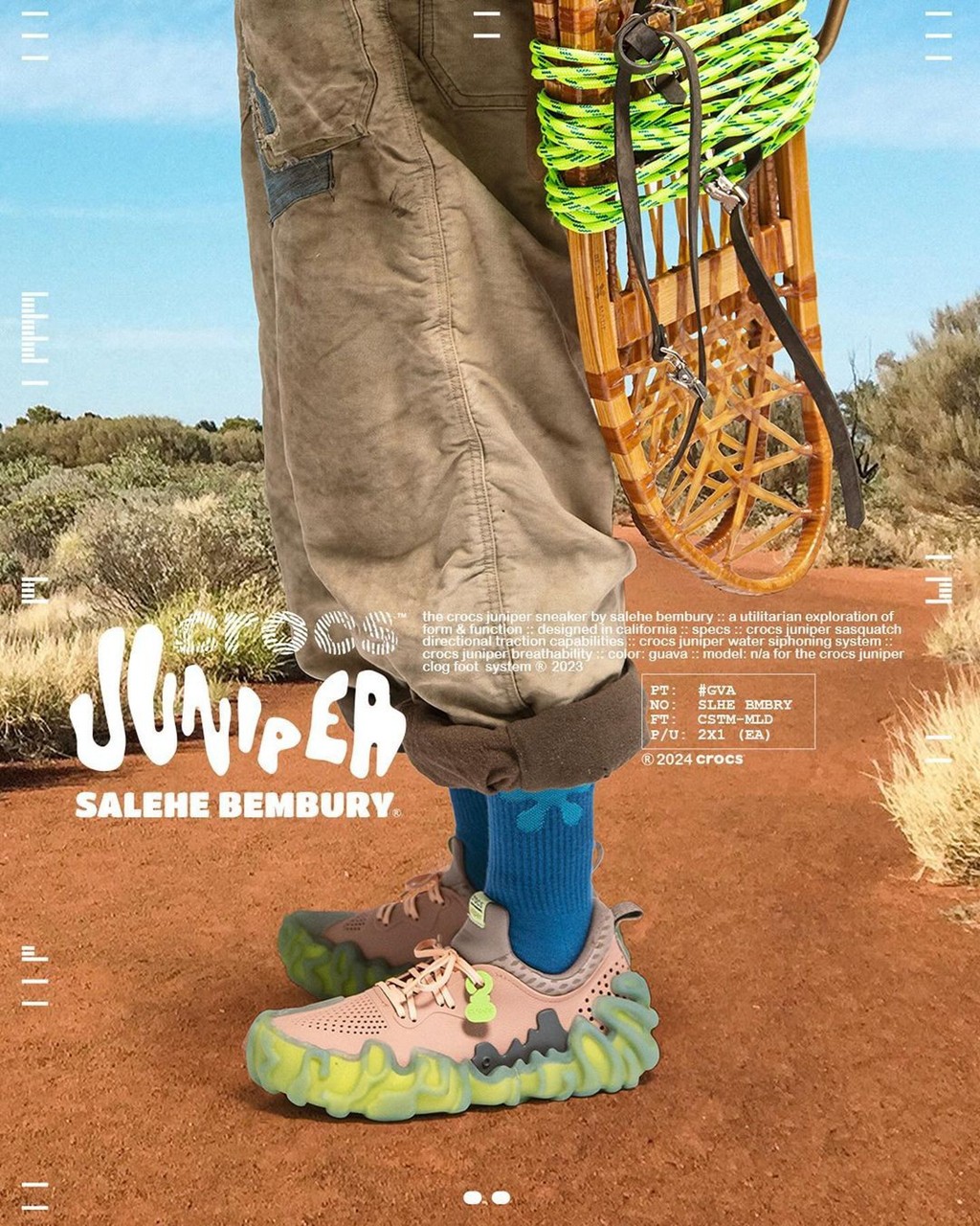 Salehe Bembury,Crocs,Cypress B 越来越抽象!指纹洞洞鞋「新鞋型」看傻了! Salehe Bembury,Crocs,Cypress B 越来越抽象!指纹洞洞鞋「新鞋型」看傻了!