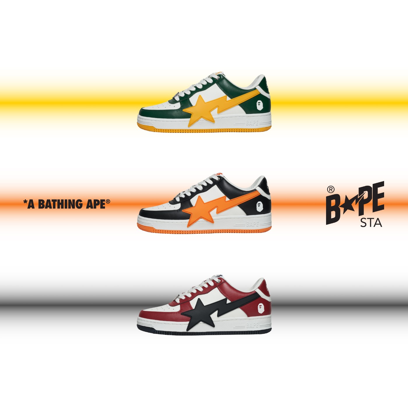 BAPE®,BAPE STA™ OS 这不「芝加哥」吗?!BAPE STA™ OS 夏日配色现已登场! BAPE®,BAPE STA™ OS 这不「芝加哥」吗?!BAPE STA™ OS 夏日配色现已登场!
