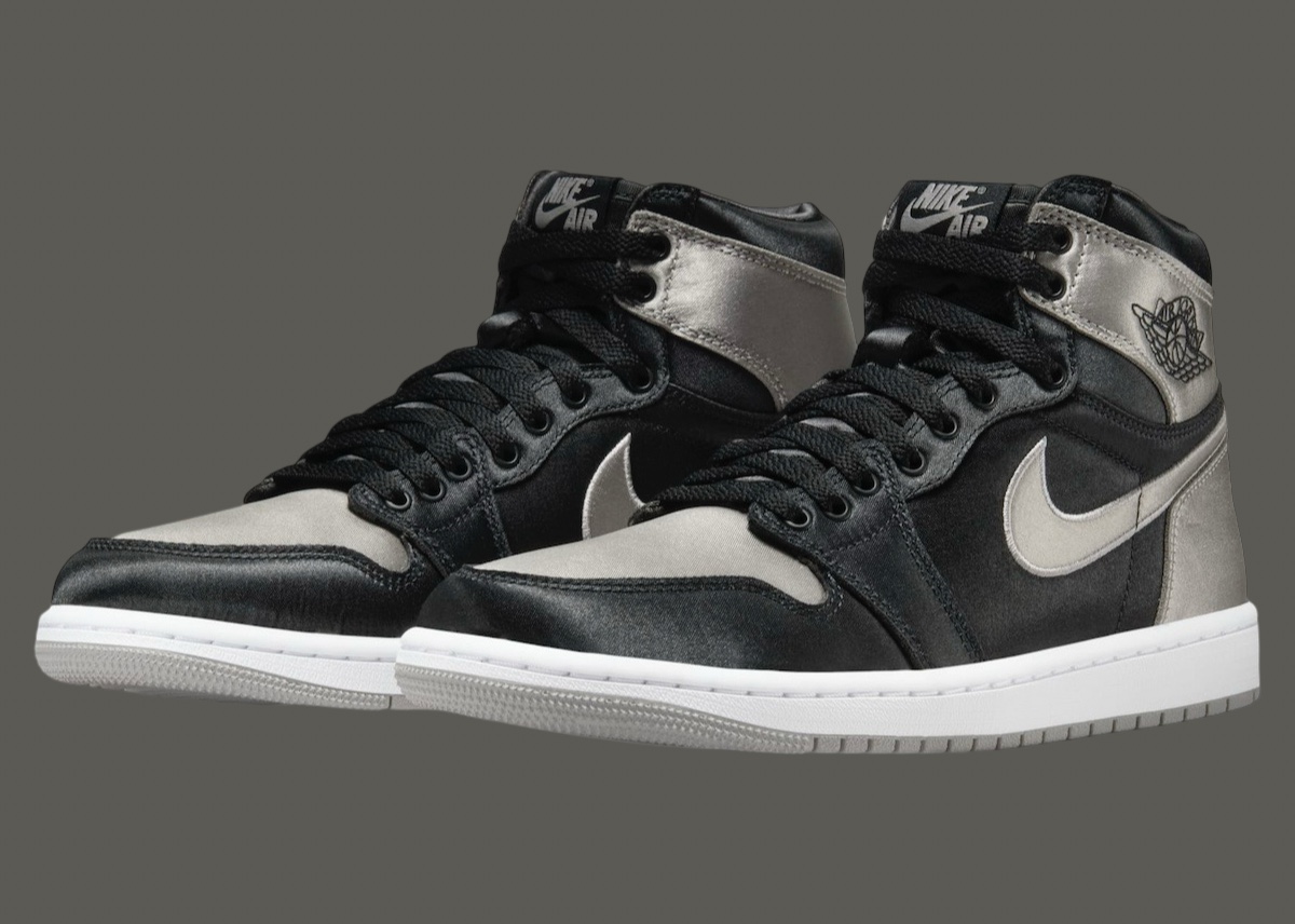 AJ,AJ1,Air Jordan 1,Satin Shad 丝绸 AJ1「影子灰」官图曝光!发售日期确认! AJ,AJ1,Air Jordan 1,Satin Shad 丝绸 AJ1「影子灰」官图曝光!发售日期确认!