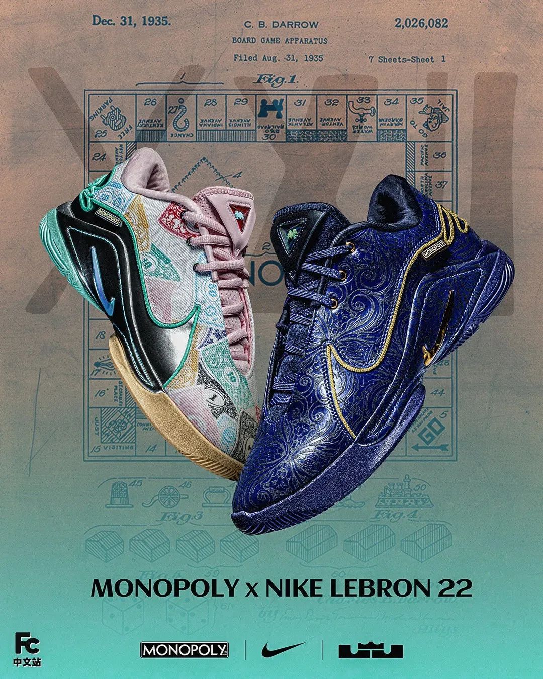 Nike,LeBron 22,Monopoly,FZ1099 LBJ10 精神续作?开箱 LBJ22 后,我发现了它的秘密…… Nike,LeBron 22,Monopoly,FZ1099 LBJ10 精神续作?开箱 LBJ22 后,我发现了它的秘密……