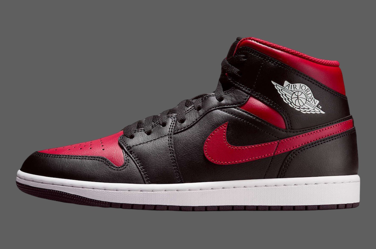 AJ1,Air Jordan 1 Mid,Bred,DQ84 又有黑红 AJ1 要来了!是这个鞋型! AJ1,Air Jordan 1 Mid,Bred,DQ84 又有黑红 AJ1 要来了!是这个鞋型!