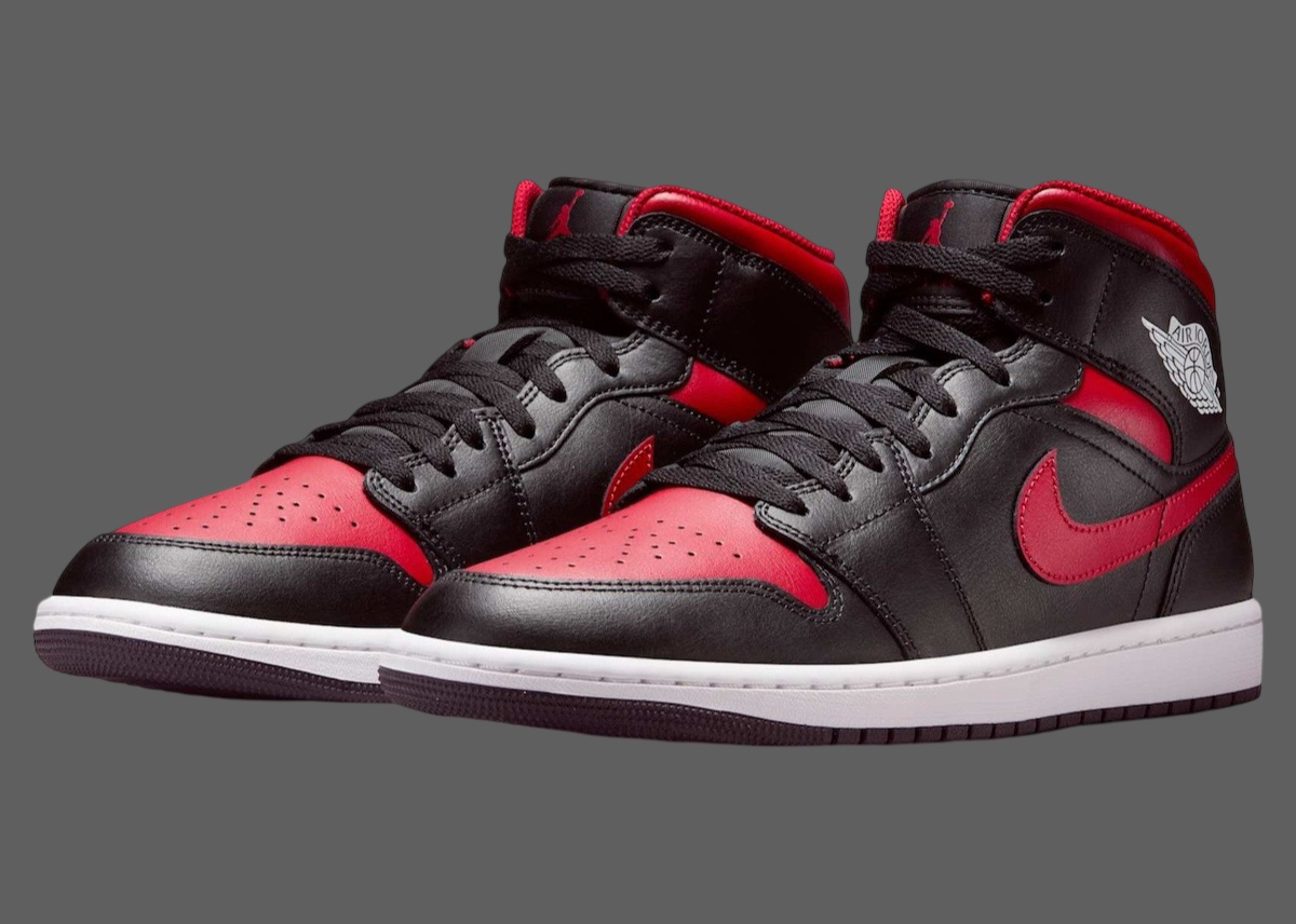 AJ1,Air Jordan 1 Mid,Bred,DQ84 又有黑红 AJ1 要来了!是这个鞋型! AJ1,Air Jordan 1 Mid,Bred,DQ84 又有黑红 AJ1 要来了!是这个鞋型!