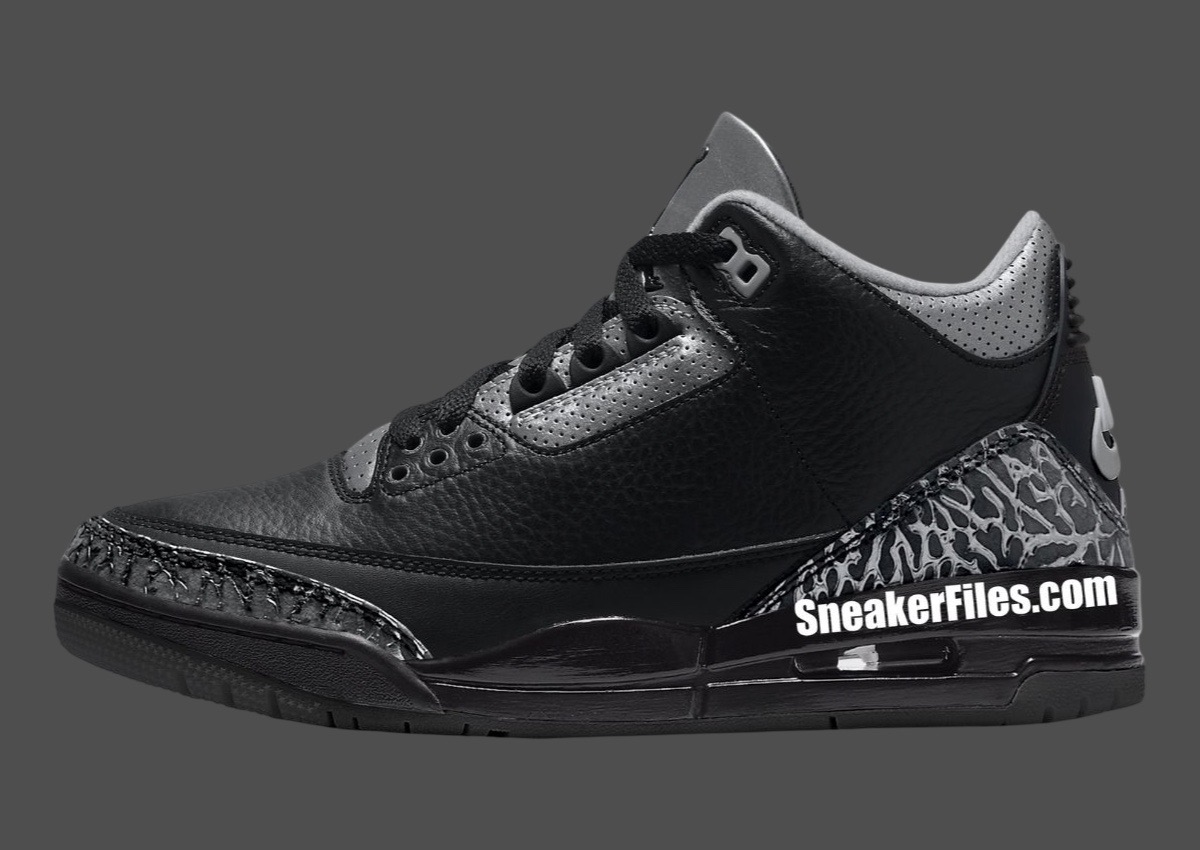 AJ,Air Jordan 3,El Grito,IH040 首次曝光!黑武士 AJ3 确实帅啊! AJ,Air Jordan 3,El Grito,IH040 首次曝光!黑武士 AJ3 确实帅啊!