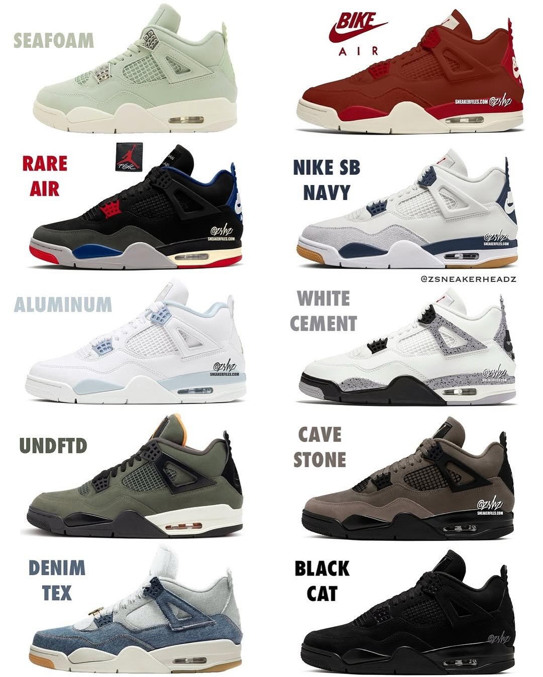 AJ4.清单,AJ 一图看懂!明年有哪些 AJ4 要发售!终于等到那双了! AJ4.清单,AJ 一图看懂!明年有哪些 AJ4 要发售!终于等到那双了!