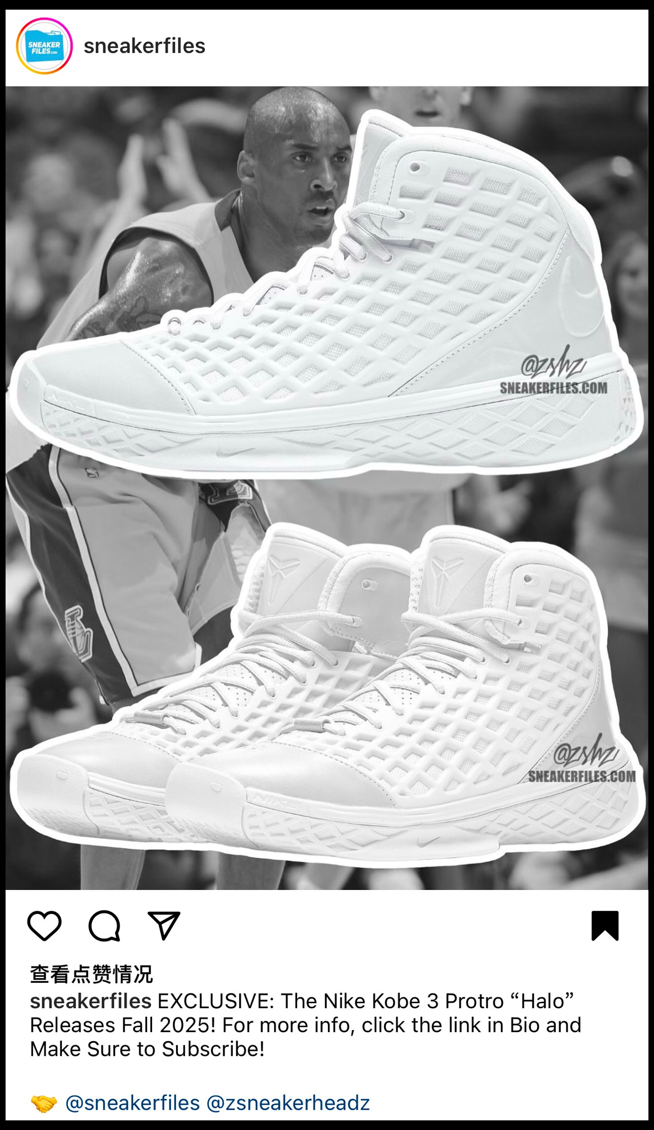 Nike,科比,Koke 3 Protro,HALO 突发!Kobe 3 Protro 明年回归!首发果然是这款配色! Nike,科比,Koke 3 Protro,HALO 突发!Kobe 3 Protro 明年回归!首发果然是这款配色!