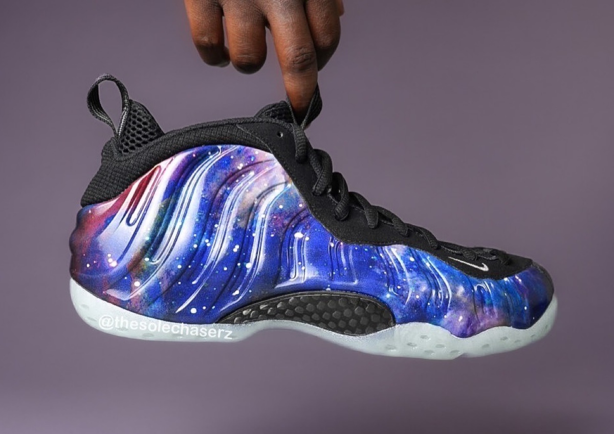 Nike,Air Foamposite One,银河喷,星空 天价「银河喷」即将回归!最新实物来了! Nike,Air Foamposite One,银河喷,星空 天价「银河喷」即将回归!最新实物来了!