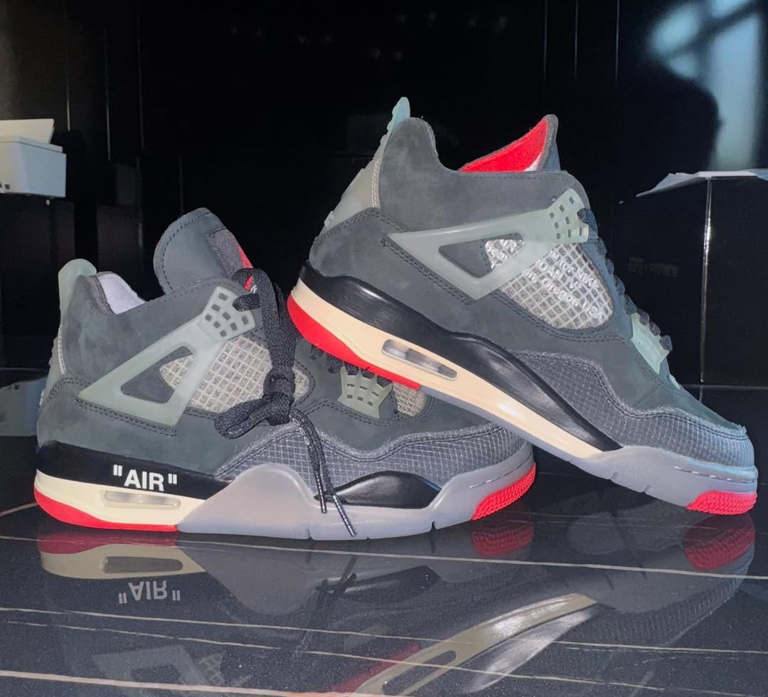 Fat Joe,AJ,AJ4 OFF-WHITE x AJ4 新图曝光!网友:求市售! Fat Joe,AJ,AJ4 OFF-WHITE x AJ4 新图曝光!网友:求市售!