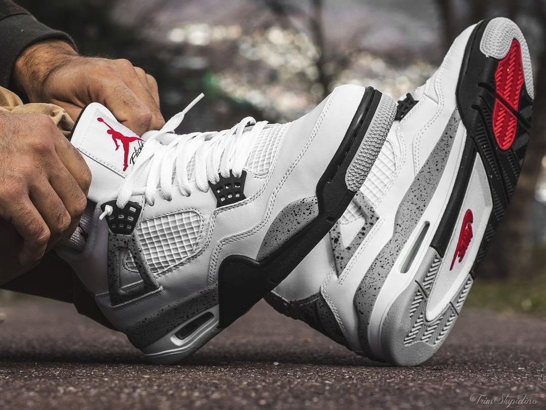 Air Jordan 4,AJ4,White Cement, 忠于元年!白水泥 AJ4 最新实物曝光! Air Jordan 4,AJ4,White Cement, 忠于元年!白水泥 AJ4 最新实物曝光!