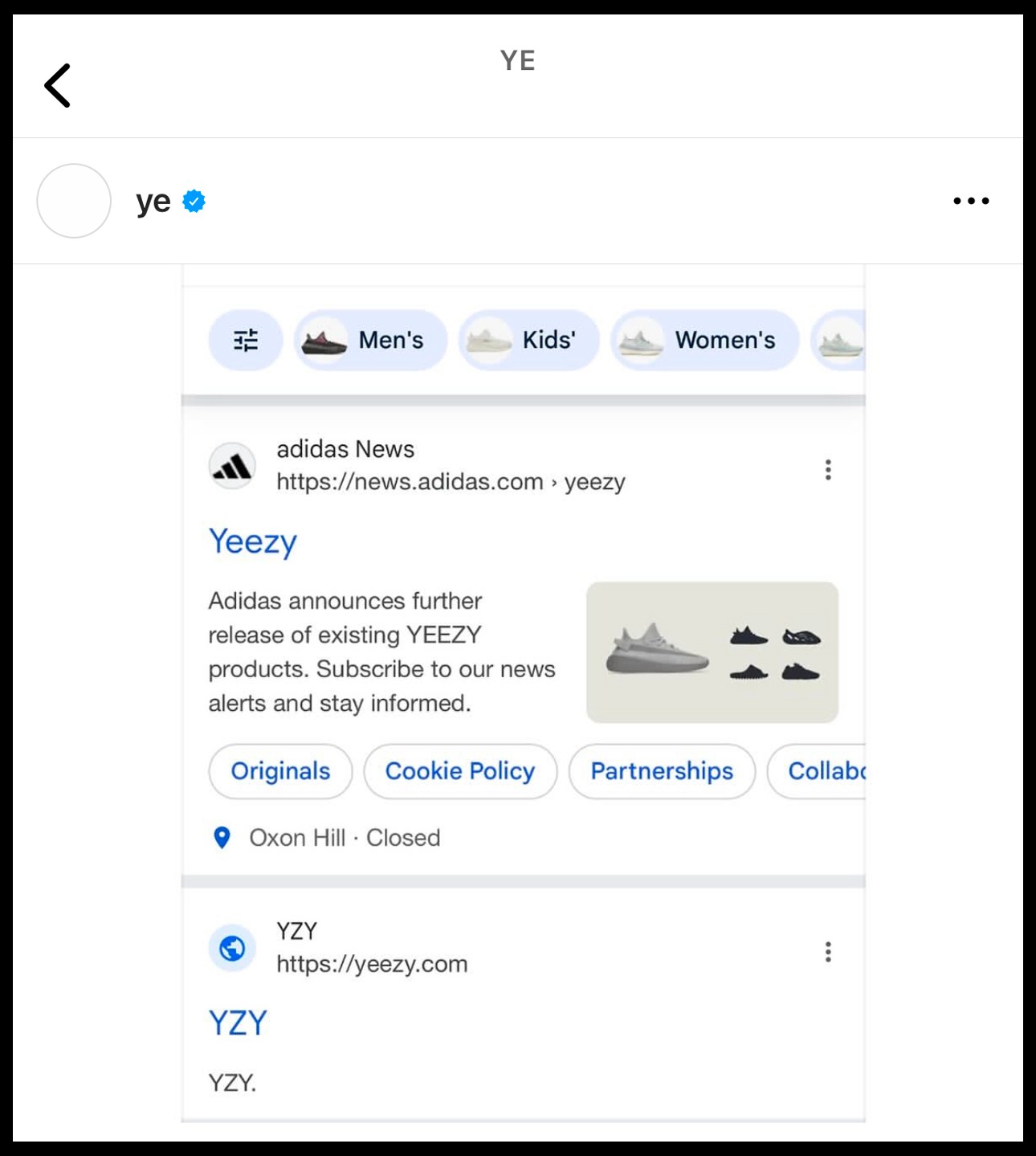 Yeezy,adidas,Ye 侃爷再次炮轰 adidas!小作文暗讽 Jerry! Yeezy,adidas,Ye 侃爷再次炮轰 adidas!小作文暗讽 Jerry!