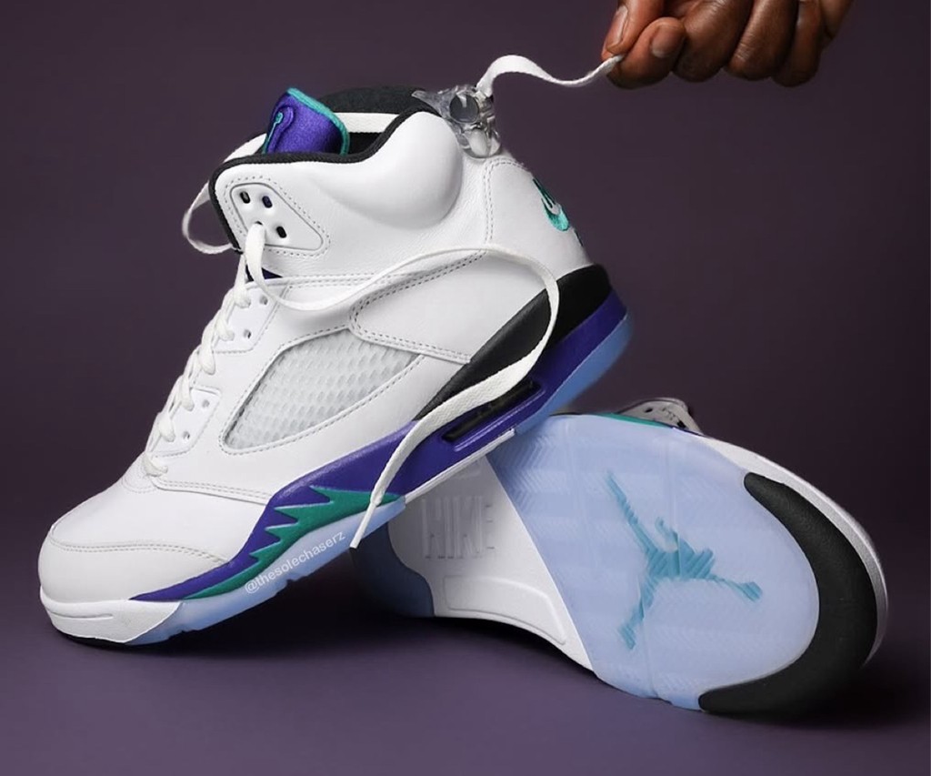 Air Jordan 5 OG,Grape,HQ7978-1 白葡萄 AJ5 复刻倒计时!实物美图公开! Air Jordan 5 OG,Grape,HQ7978-1 白葡萄 AJ5 复刻倒计时!实物美图公开!