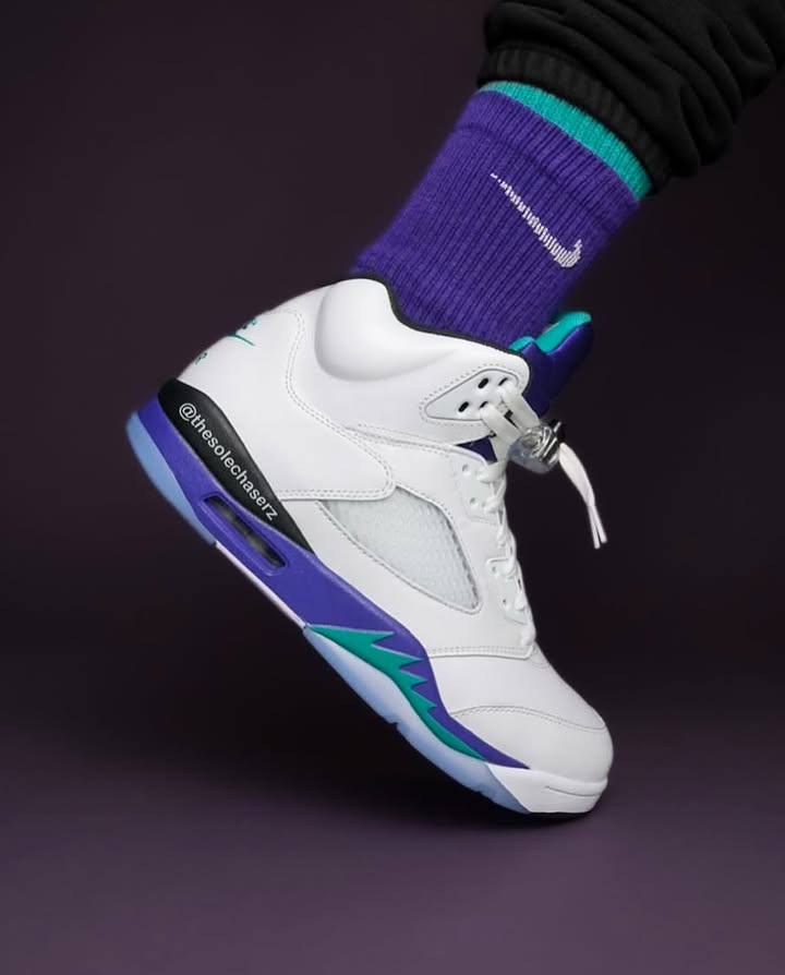 HQ7978-100,Grape,Air Jordan 5, 日期确定!白葡萄 AJ5 上脚效果给几分? HQ7978-100,Grape,Air Jordan 5, 日期确定!白葡萄 AJ5 上脚效果给几分?