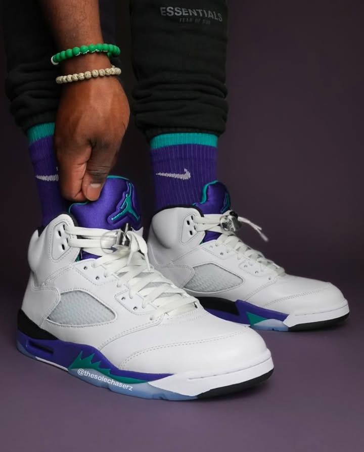 HQ7978-100,Grape,Air Jordan 5, 日期确定!白葡萄 AJ5 上脚效果给几分? HQ7978-100,Grape,Air Jordan 5, 日期确定!白葡萄 AJ5 上脚效果给几分?