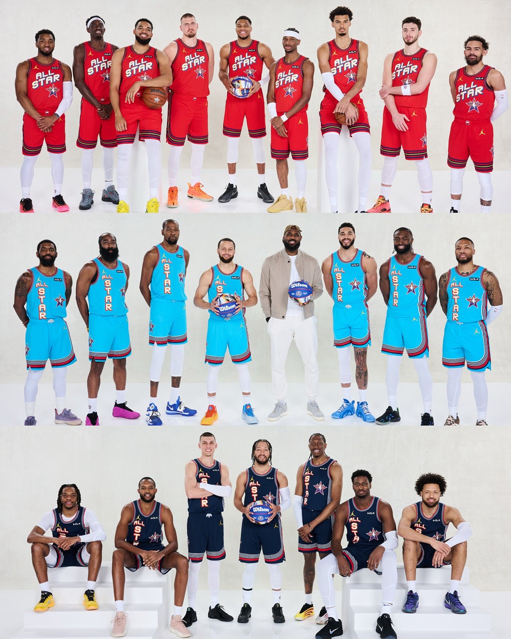 NBA,詹姆斯,德罗赞,东契奇,库里,UA,Nike,Air 今年 NBA 全明星「上脚大合集」!不少新鞋首次曝光! NBA,詹姆斯,德罗赞,东契奇,库里,UA,Nike,Air 今年 NBA 全明星「上脚大合集」!不少新鞋首次曝光!