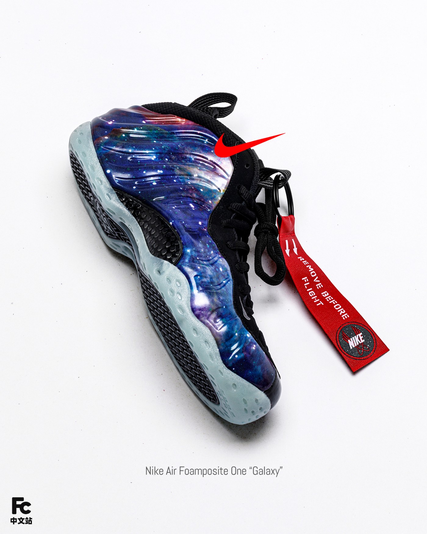 Nike,银河喷,Air Foamposite One,Ga 「银河喷」抢先开箱上脚!国区首发还是「特殊版本」! Nike,银河喷,Air Foamposite One,Ga 「银河喷」抢先开箱上脚!国区首发还是「特殊版本」!