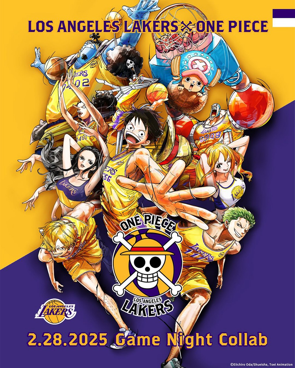 海贼王,湖人队,NBA 梦幻联动!湖人「海贼王之夜」要来了! 海贼王,湖人队,NBA 梦幻联动!湖人「海贼王之夜」要来了!