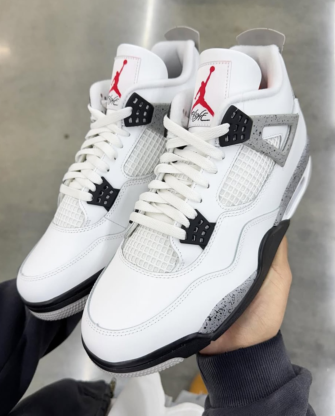 AJ,Air Jordan 4 OG,White Cemen 「白水泥 AJ4」最新实物!这下细节看清了! AJ,Air Jordan 4 OG,White Cemen 「白水泥 AJ4」最新实物!这下细节看清了!