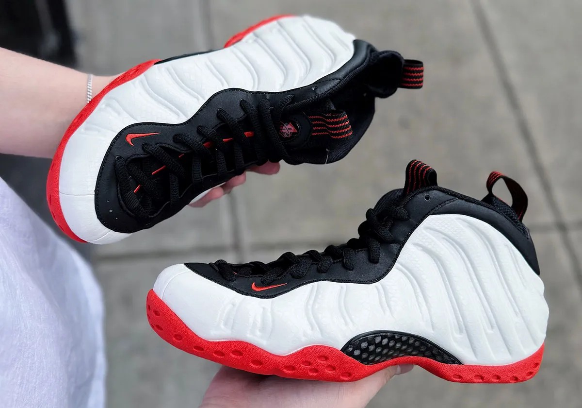Nike,Air Foamposite One,Sail S 从没见过的「白红喷」曝光!颜值打几分? Nike,Air Foamposite One,Sail S 从没见过的「白红喷」曝光!颜值打几分?