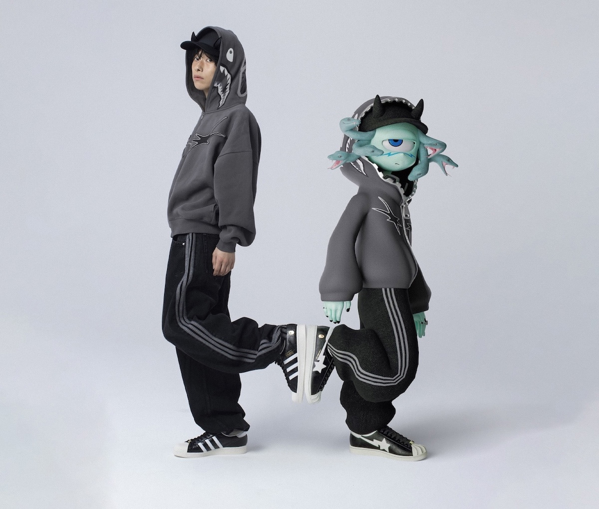 JQ3666,atmos,BAPE,Superstar BAPE x atmos x 三叶草三方联名!还带夜光效果! JQ3666,atmos,BAPE,Superstar BAPE x atmos x 三叶草三方联名!还带夜光效果!