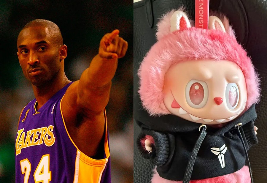 LABUBU,泡泡玛特,Kobe 瓦妮莎亲晒!Kobe 要联名 LABUBU 了!? LABUBU,泡泡玛特,Kobe 瓦妮莎亲晒!Kobe 要联名 LABUBU 了!?