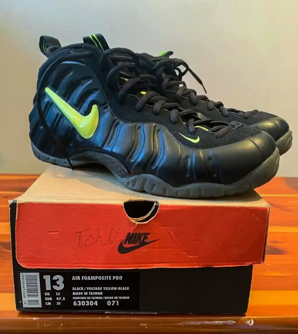 Nike,Air Foamposite Pro,Voltag 元年配色回归!Nike「黑黄泡」有新消息了! Nike,Air Foamposite Pro,Voltag 元年配色回归!Nike「黑黄泡」有新消息了!