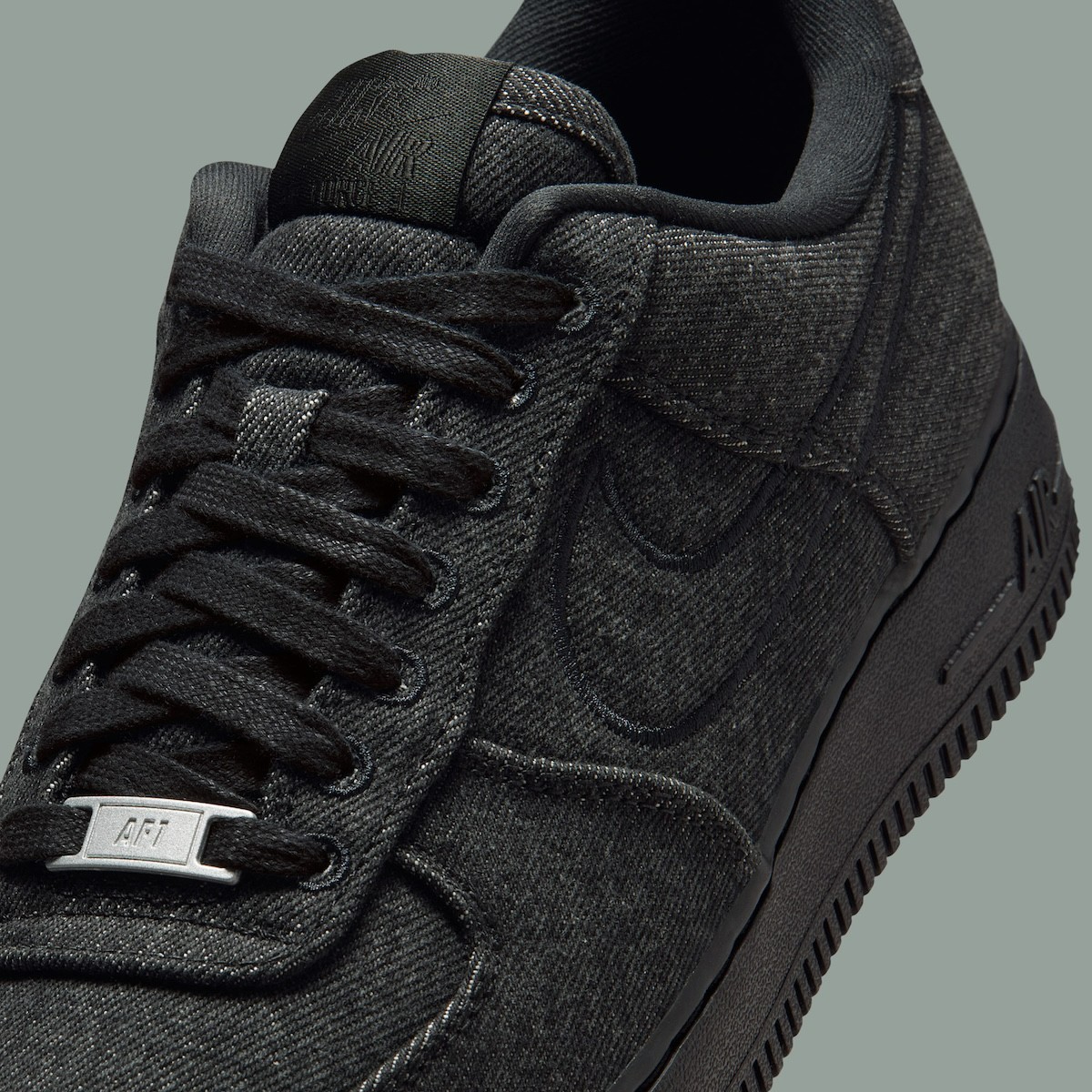 Nike,Air Force 1,Black Denim,I 比 Levis 联名还帅?丹宁 AF1 官图来了! Nike,Air Force 1,Black Denim,I 比 Levis 联名还帅?丹宁 AF1 官图来了!