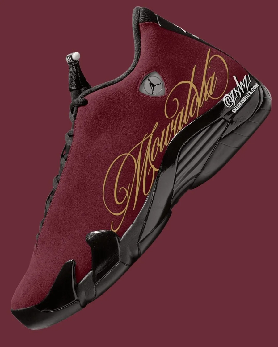 IQ5708-001,AJ14,Air Jordan 14, Mowalola x Jordan 联名曝光!细节首次披露! IQ5708-001,AJ14,Air Jordan 14, Mowalola x Jordan 联名曝光!细节首次披露!