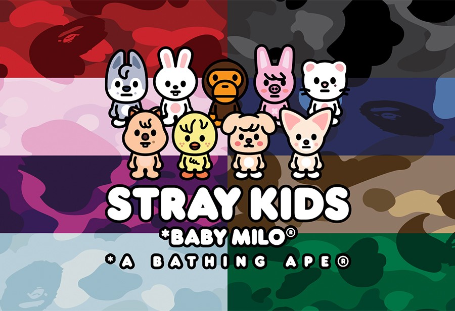 BAPE,STRAY KIDS 携手知名男团!BAPE 新联名刚刚发布! BAPE,STRAY KIDS 携手知名男团!BAPE 新联名刚刚发布!
