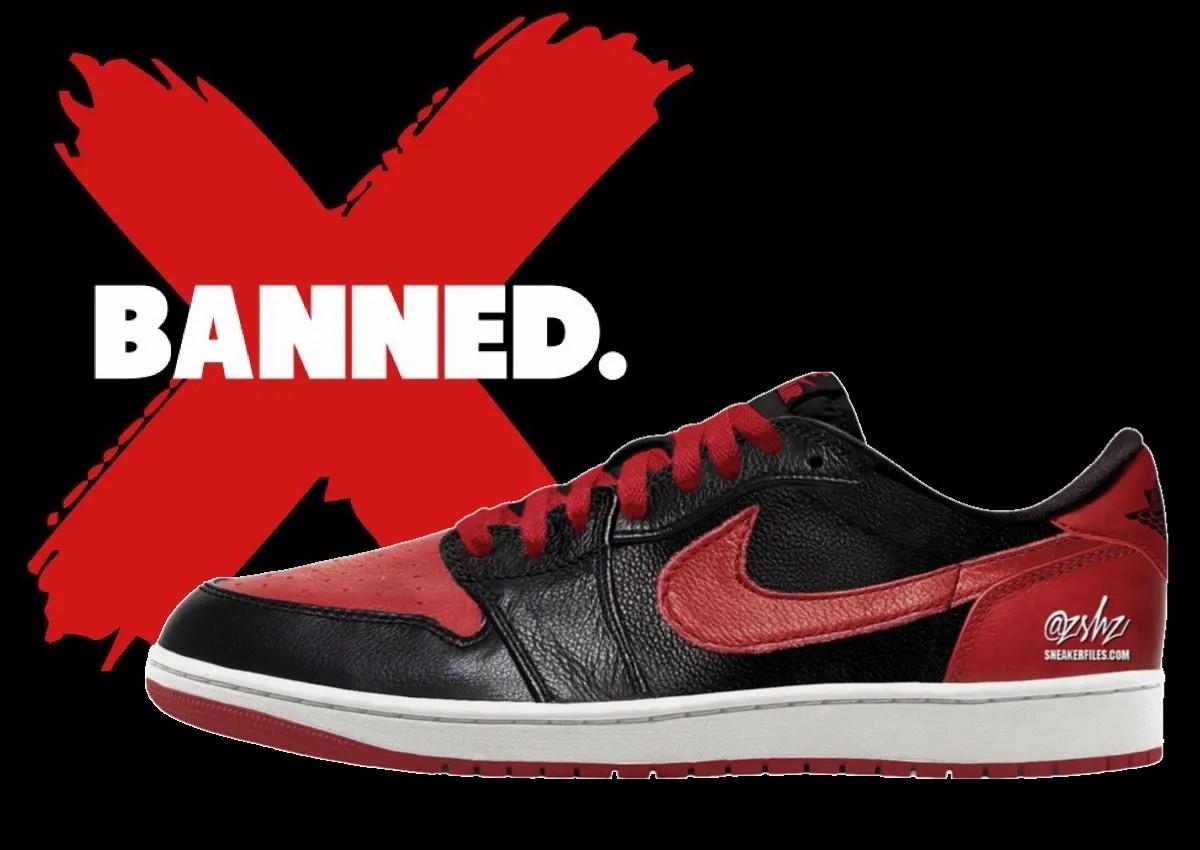 Air Jordan 1 Low OG,Banned,IW6  「禁穿 AJ1」要来了!后跟带红叉! Air Jordan 1 Low OG,Banned,IW6  「禁穿 AJ1」要来了!后跟带红叉!