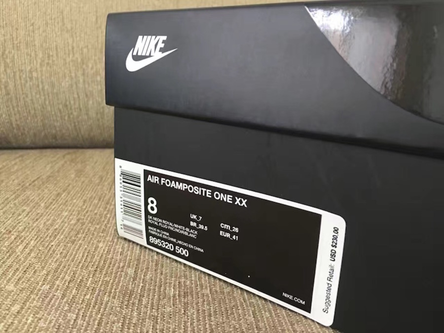 895320-500,Foamposite One,Foam 895320-500 蓝喷 Nike Air Foamposite One “Royal” 明年 1 月复刻! 895320-500,Foamposite One,Foam 895320-500 蓝喷 Nike Air Foamposite One “Royal” 明年 1 月复刻!