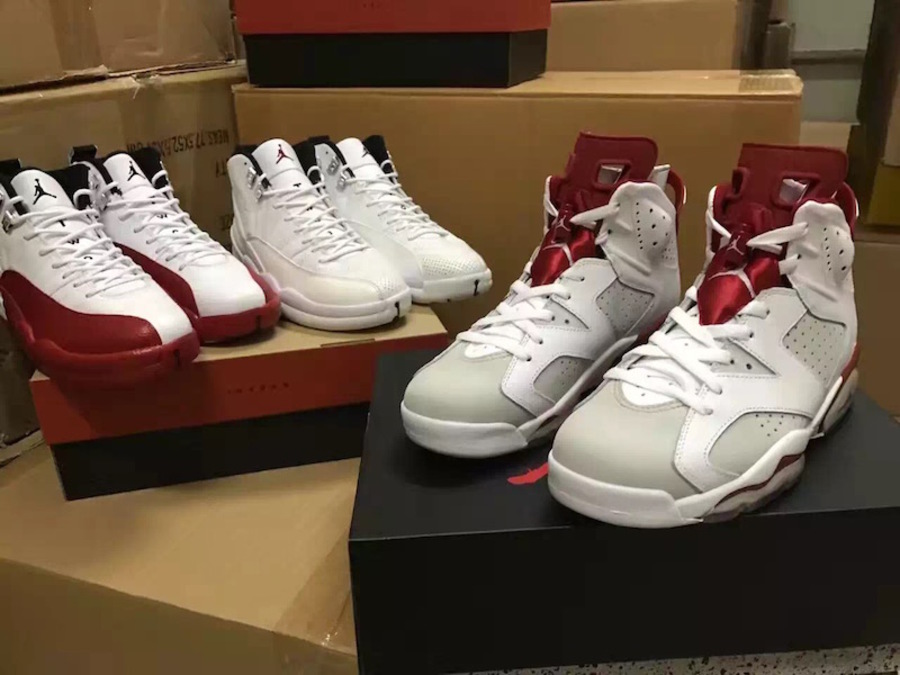 AJ12,Air Jordan 12 AJ12白红 Cherry 和 Rising Sun!Air Jordan 12 明年复刻款实物曝光! AJ12,Air Jordan 12 AJ12白红 Cherry 和 Rising Sun!Air Jordan 12 明年复刻款实物曝光!