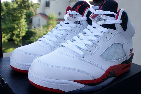 aj5,fire red,air jordan,jordan  Air Jordan 5 GS “Fire Red” AJ5 GS 火红 实物图流出