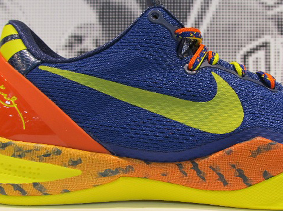 kobe 8 blue orange yellow Nike Kobe 8   Blue   Orange   Yellow