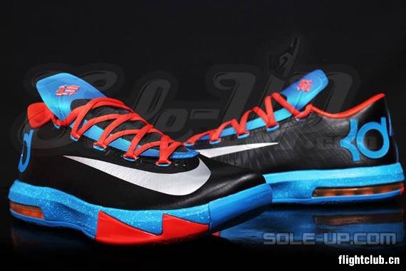 kd  Nike KD 6 雷霆队客场配色 实物欣赏