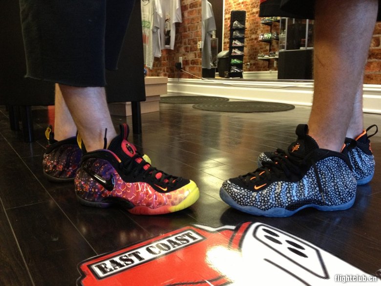 foamposite  Foamposite ＂Asteroid＂ & ＂Safari＂ 上脚实拍