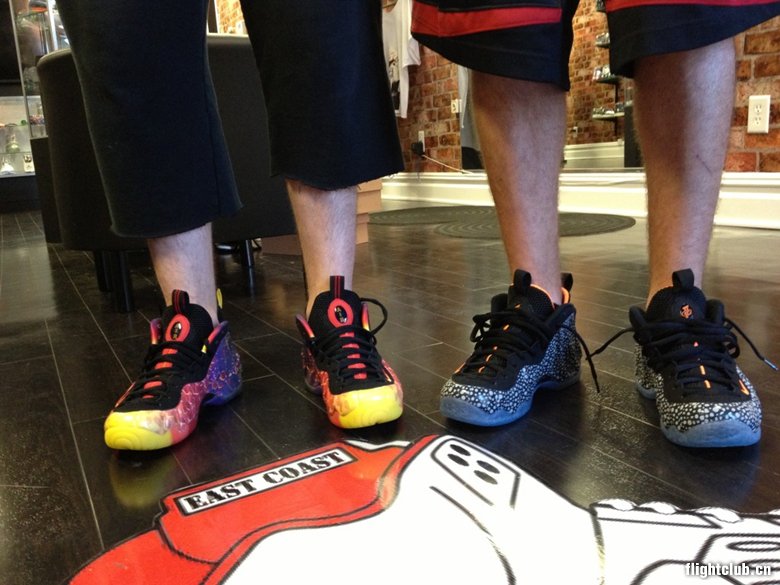 foamposite  Foamposite ＂Asteroid＂ & ＂Safari＂ 上脚实拍
