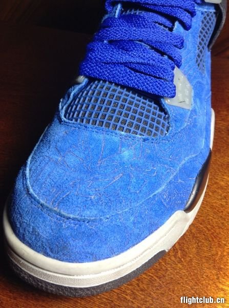 air jordan 4,aj4  Air Jordan 4 ＂Blue Laser＂ 实物eBay曝光