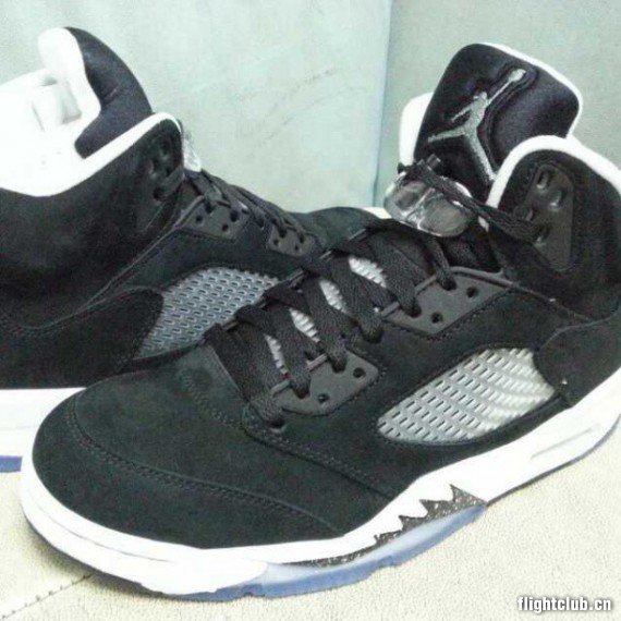 air jordan 5,aj5,oreo,奥利奥 AJ5奥利奥 实物曝光 Air Jordan 5 ＂OREO＂ 实物曝光 AJ5奥利奥