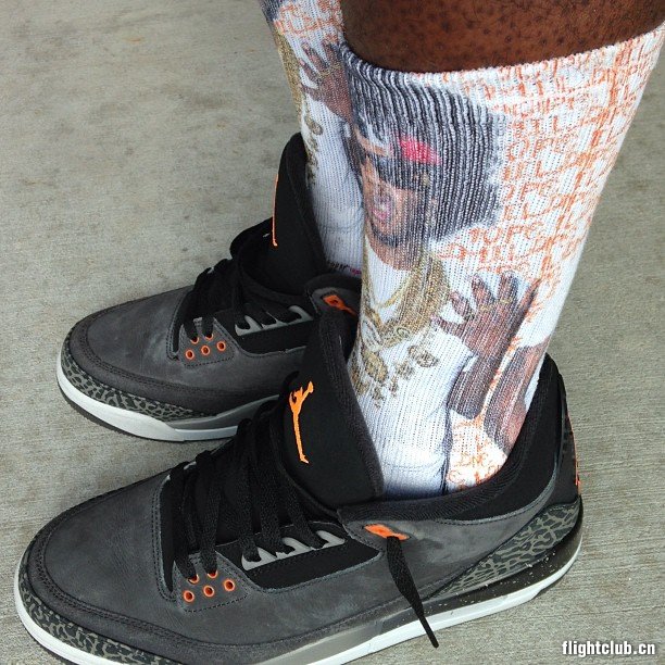 air jordan 3,aj3,fear,恐惧套装 626967-040 AIR JORDAN 3 ＂Fear＂ 实物现身！