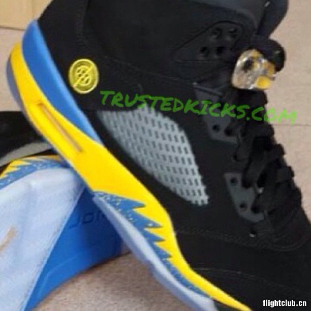 air jordan 5,aj5  AIR JORDAN 5 黑蓝尼配色曝光